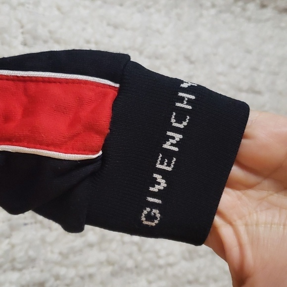 Givenchy kids black jogger pants with red stripe 4 toddler slim fit - Picture 2 of 10